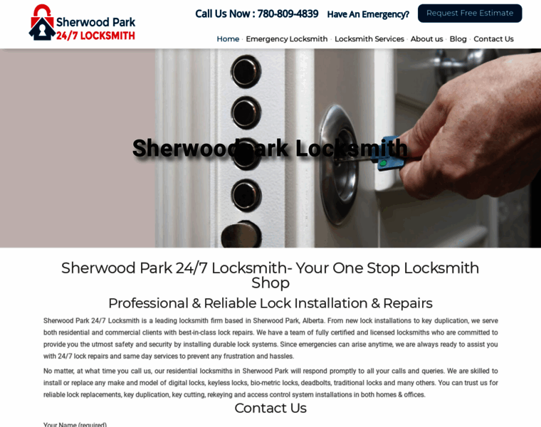 Sherwoodpark247locksmith.ca thumbnail