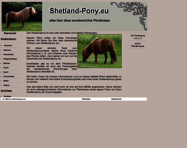 Shetland-pony.eu thumbnail