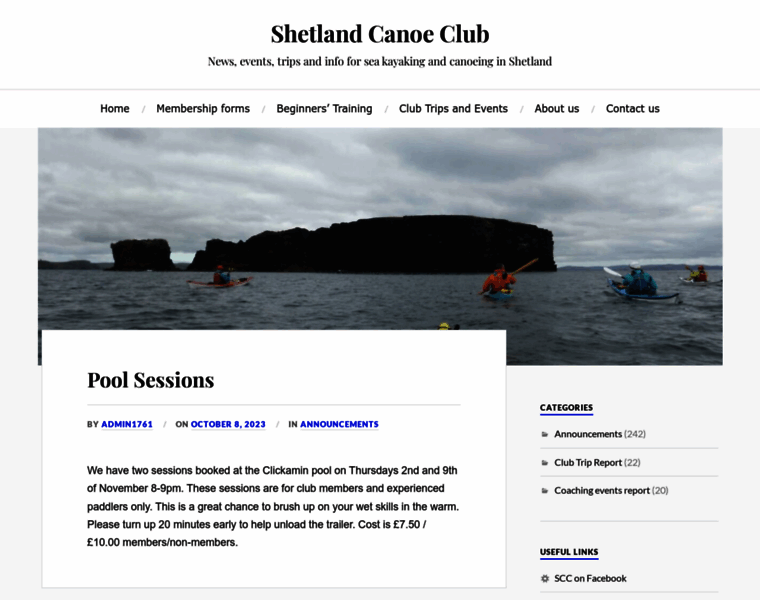 Shetlandcanoeclub.co.uk thumbnail