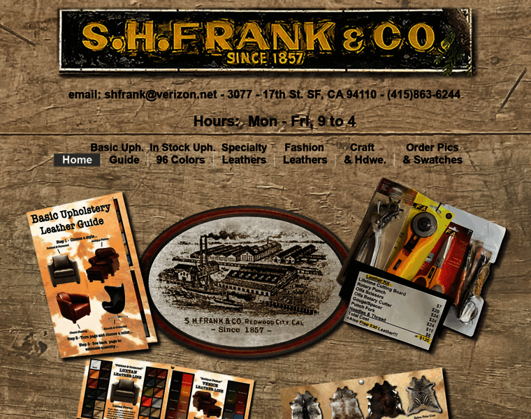 Shfrankleather.com thumbnail