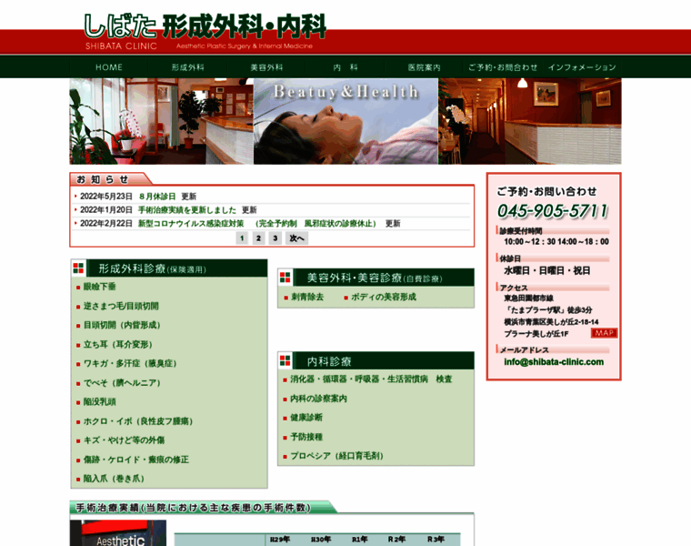 Shibata-clinic.com thumbnail