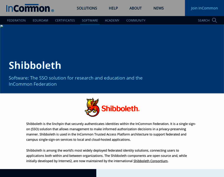 Shibboleth.internet2.edu thumbnail