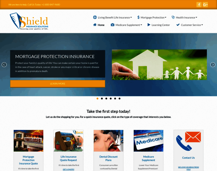Shieldinsurancesolutions.com thumbnail