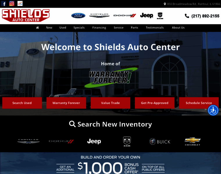 Shieldsautocenter.com thumbnail