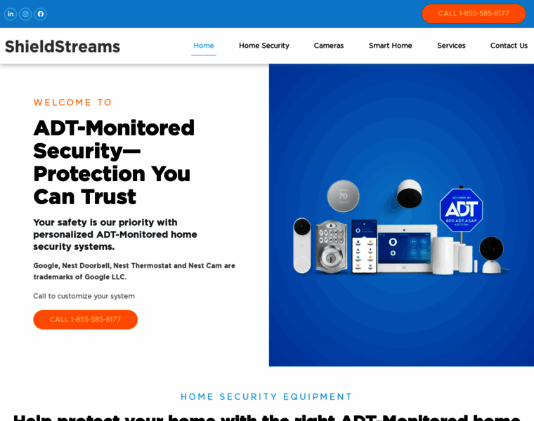 Shieldstreams.com thumbnail