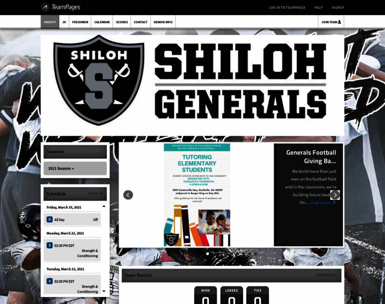 Shilohfootball.com thumbnail
