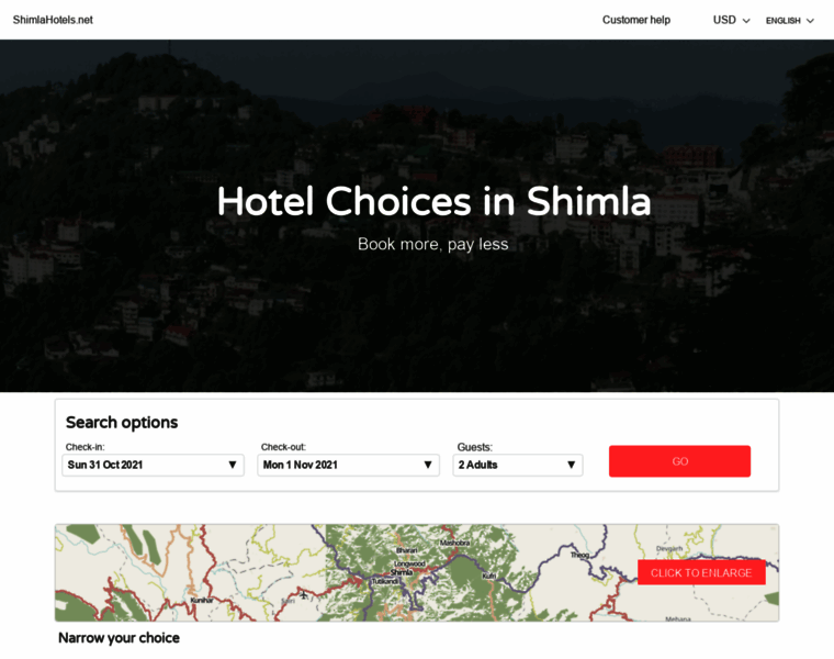Shimlahotels.net thumbnail