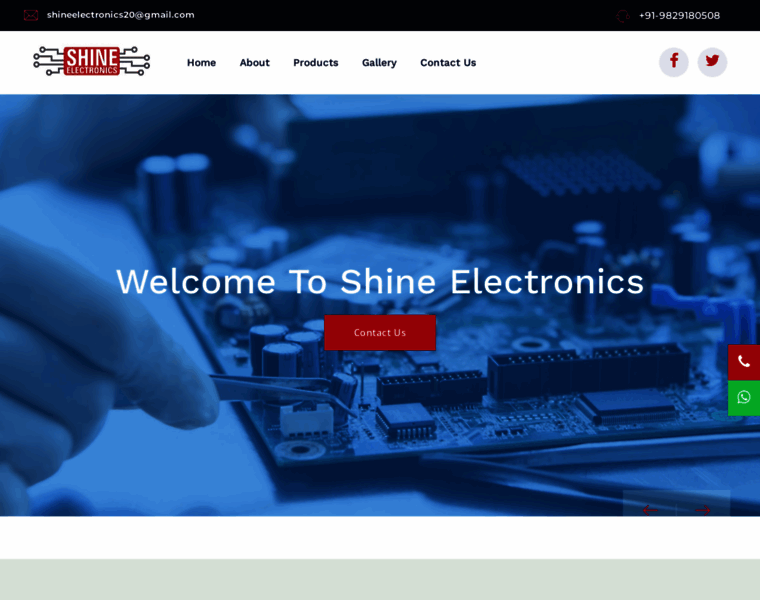 Shineelectronics.co.in thumbnail