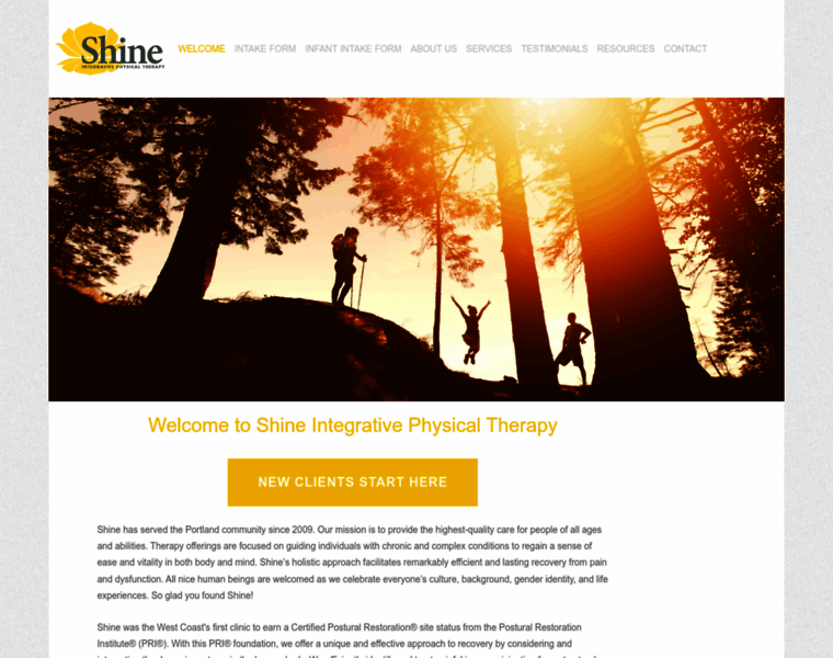 Shinephysicaltherapy.com thumbnail