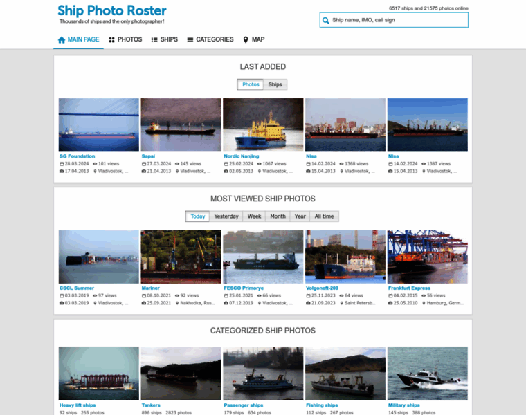 Ship-photo-roster.com thumbnail