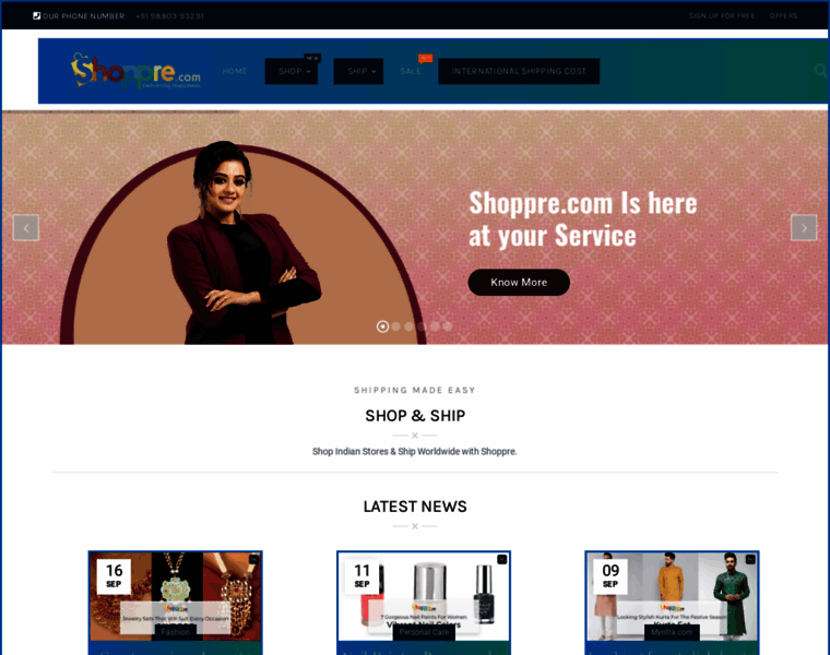 Ship.shoppre.com thumbnail
