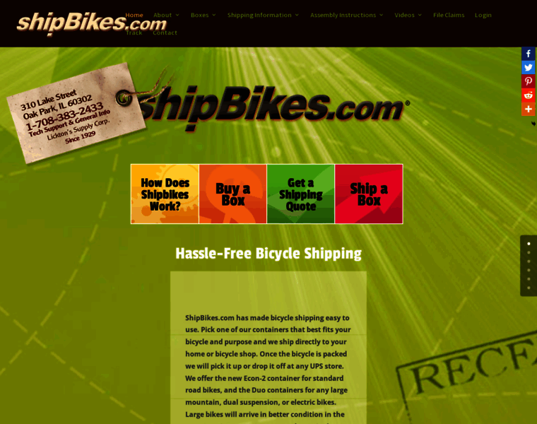 Shipbikes.com thumbnail