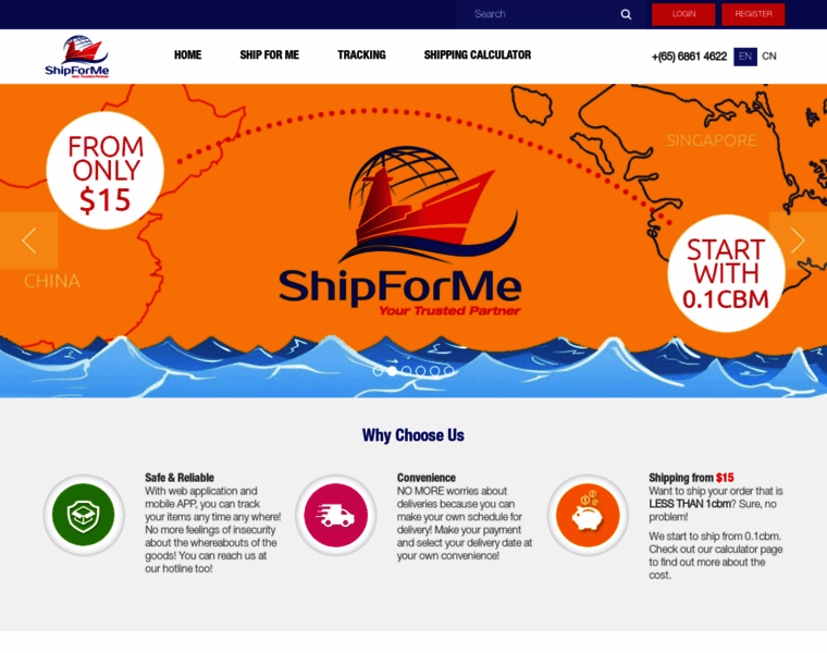 Shipforme.com.sg thumbnail