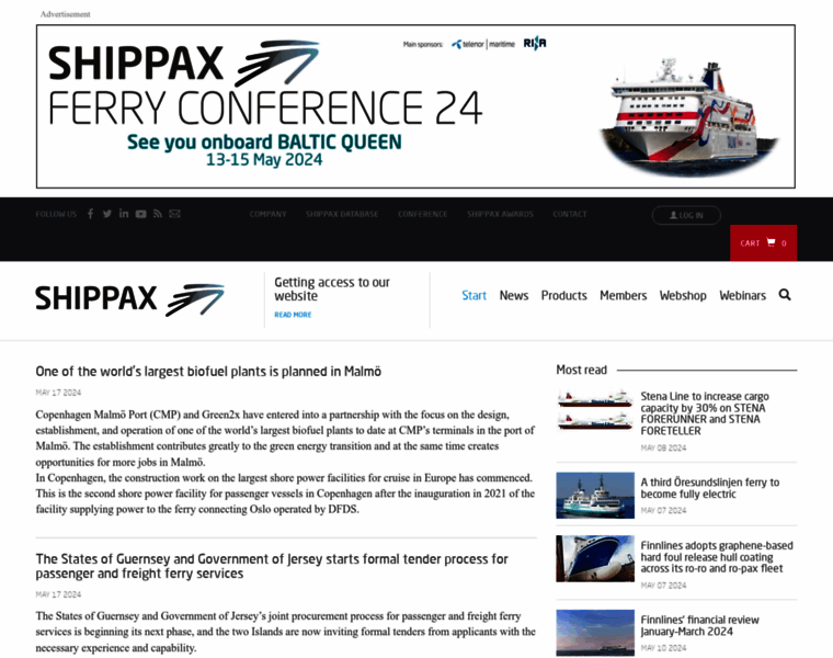 Shippax.com thumbnail