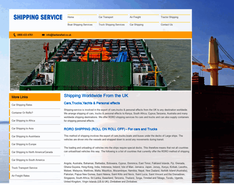 Shipping-service.com thumbnail