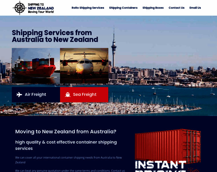 Shippingtonewzealand.com.au thumbnail