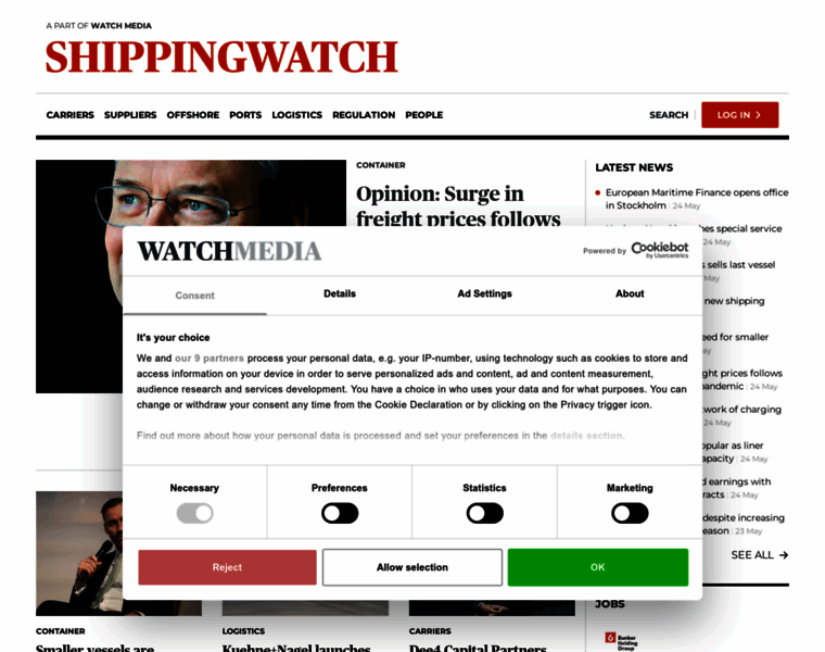 Shippingwatch.com thumbnail
