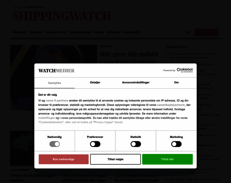Shippingwatch.dk thumbnail