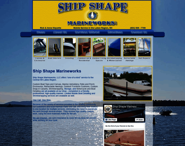 Shipshapemarineworks.com thumbnail