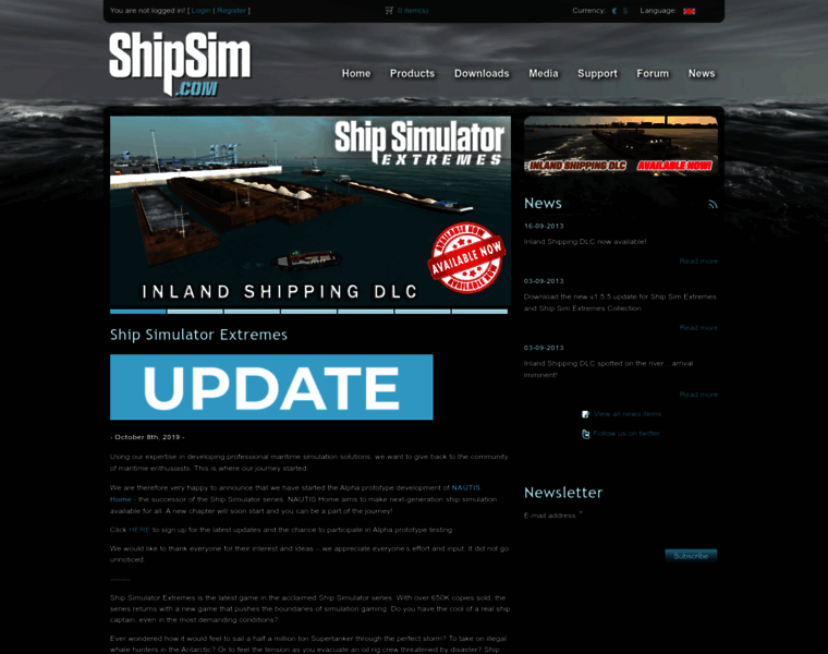 Shipsim.com thumbnail