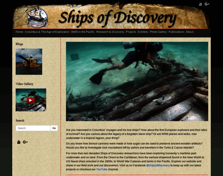 Shipsofdiscovery.org thumbnail