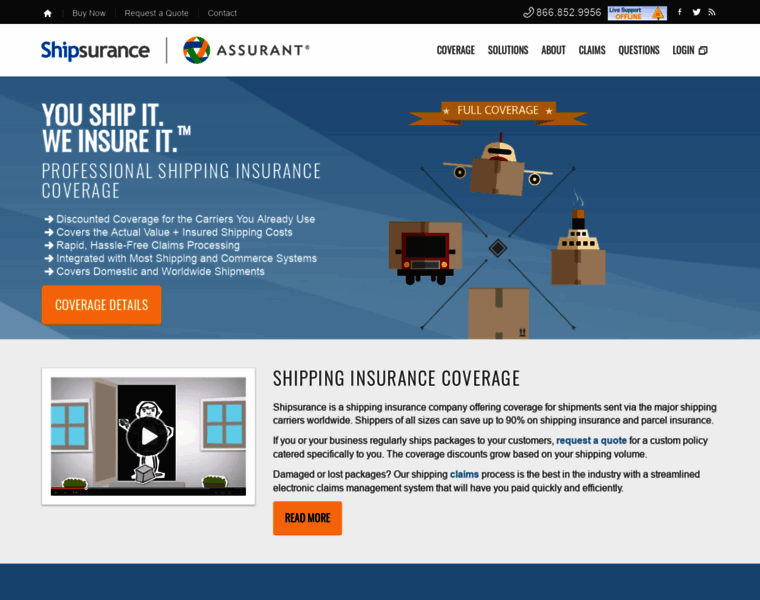 Shipsurance.com thumbnail