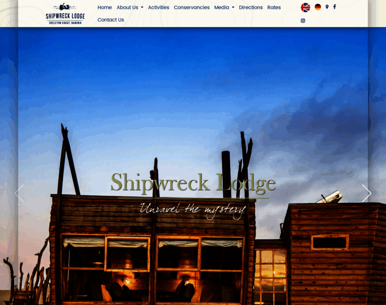 Shipwrecklodge.com.na thumbnail