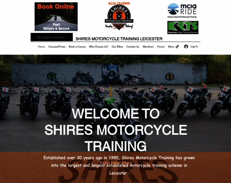 Shires-motorcycle-training.co.uk thumbnail