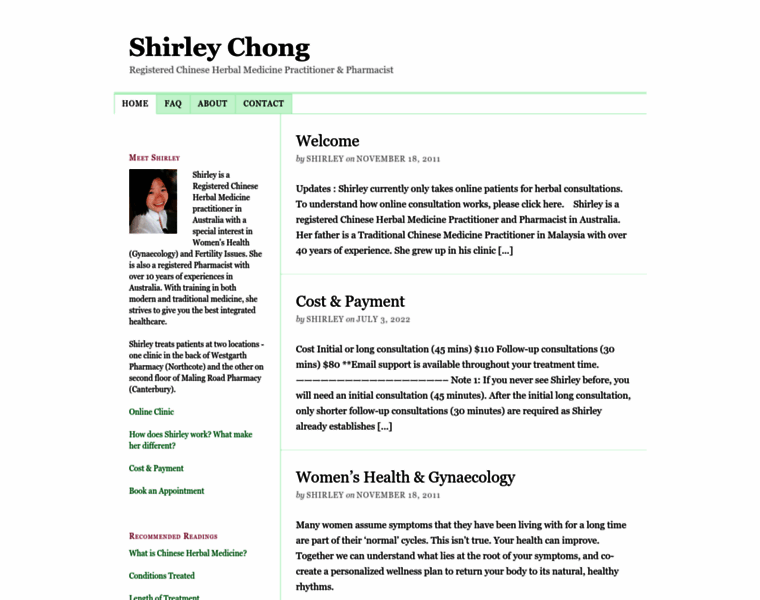Shirleychong.com.au thumbnail
