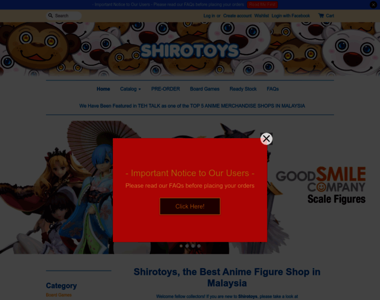 Shirotoys.com thumbnail