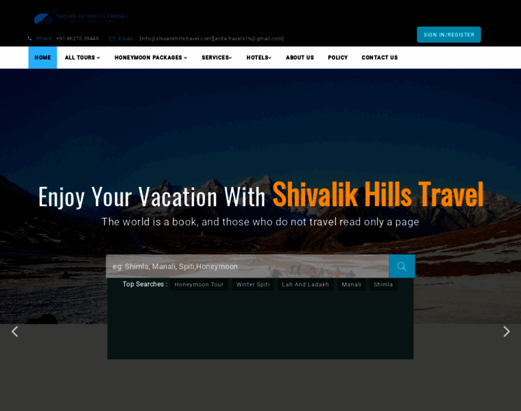 Shivalikhillstravel.com thumbnail