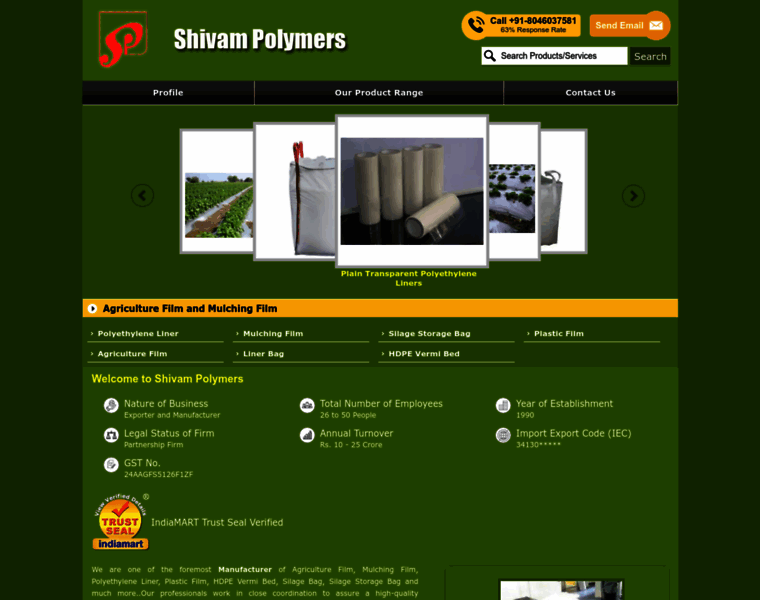 Shivampolymers.co.in thumbnail