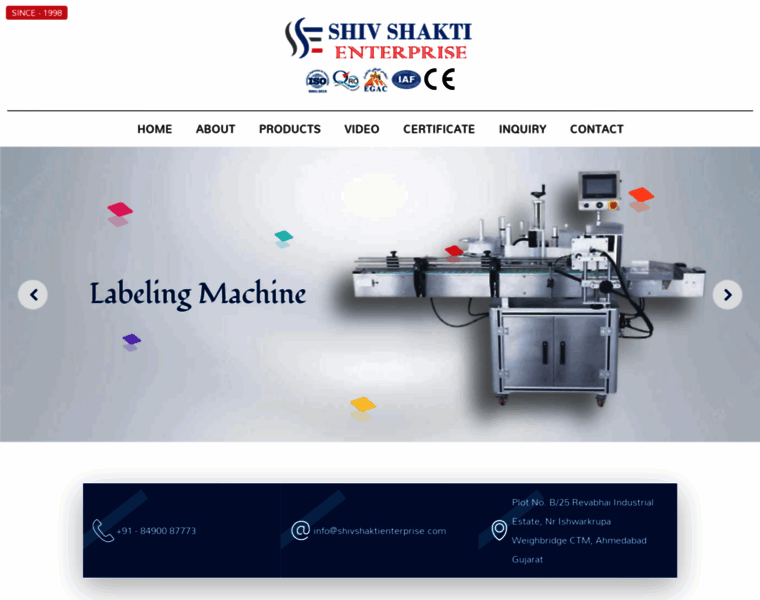Shivshaktipharmamachinery.com thumbnail