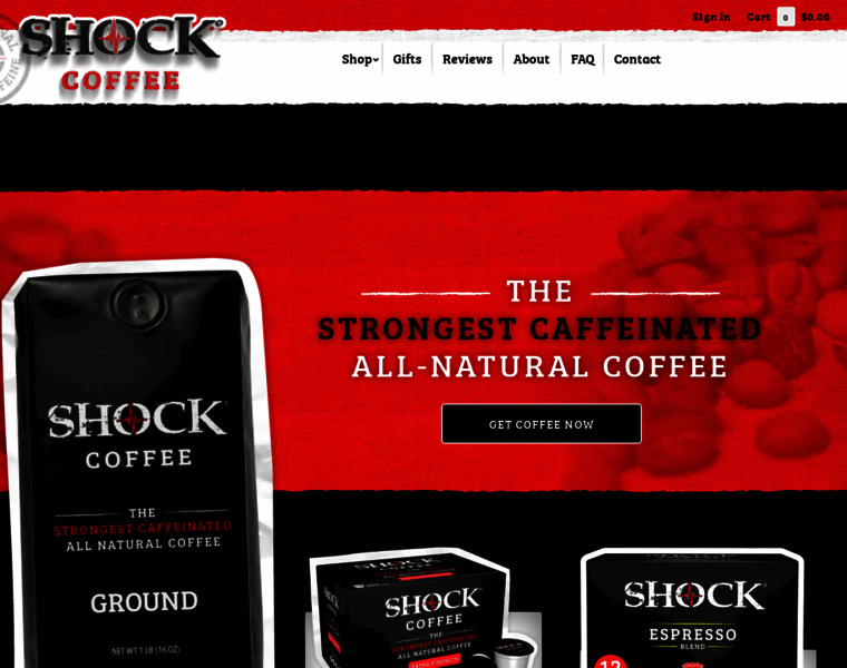 Shockcoffee.com thumbnail