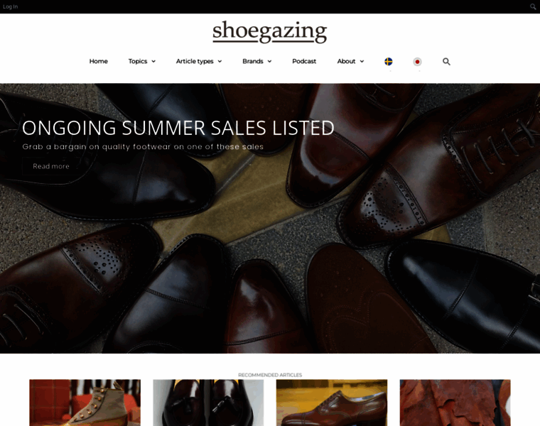 Shoegazing.com thumbnail