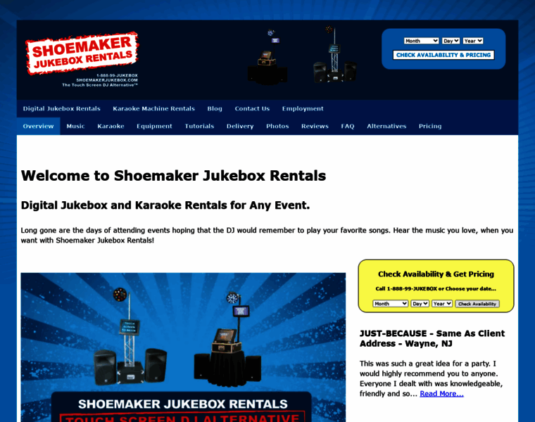 Shoemakerjukebox.com thumbnail
