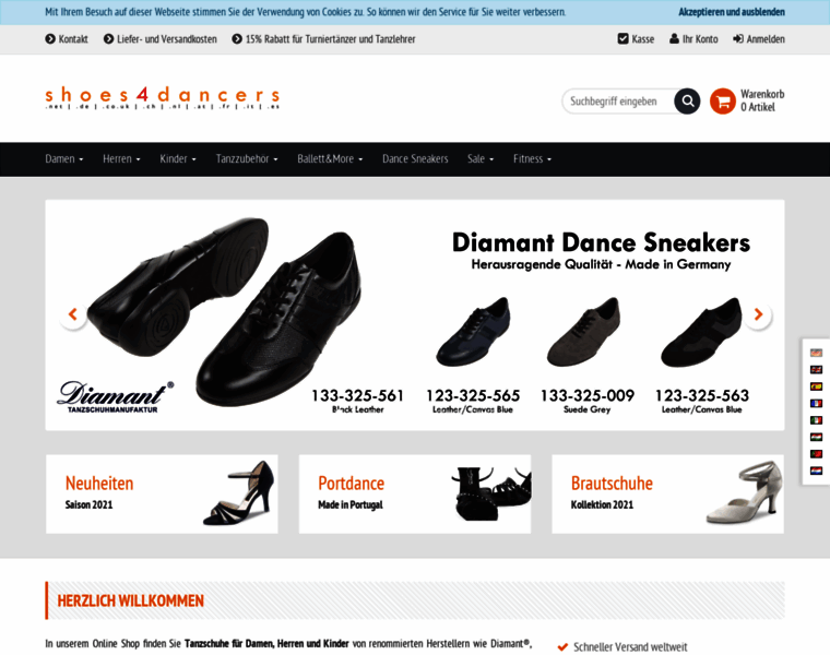 Shoes4dancers.net thumbnail