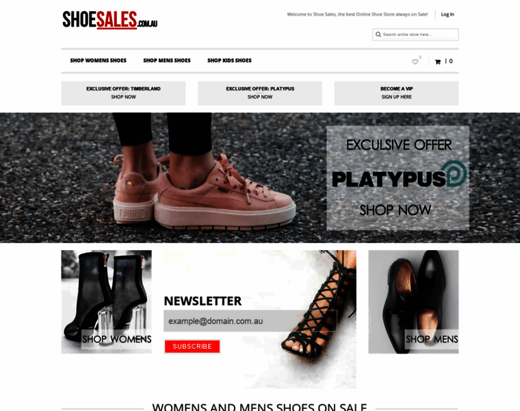 Shoesales.com.au thumbnail