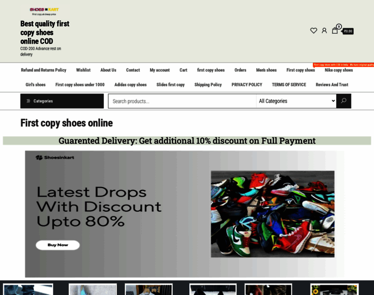 Shoesinkart.com thumbnail Shoesinkart.com thumbnail