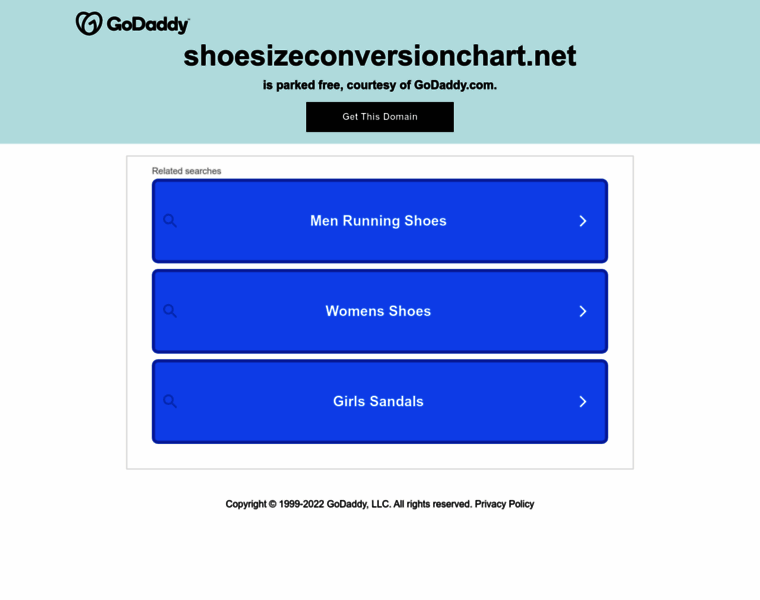 Shoesizeconversionchart.net thumbnail