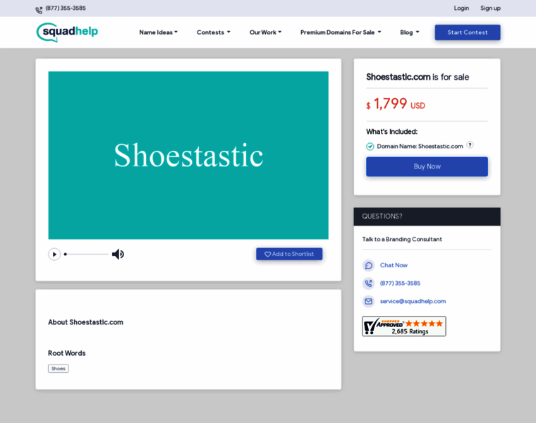 Shoestastic.com thumbnail
