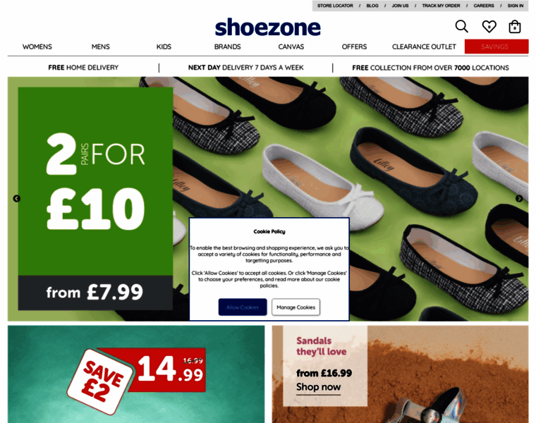 Shoezone.com thumbnail