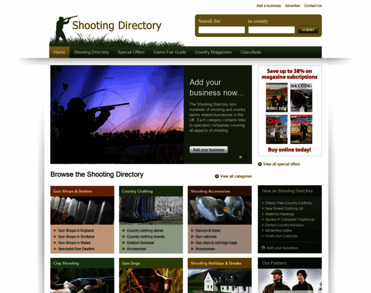 Shootingdirectory.co.uk thumbnail