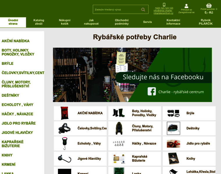 Shop.charlie-rybarskecentrum.cz thumbnail