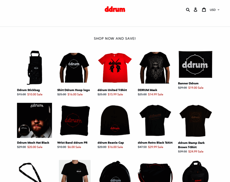 Shop.ddrum.com thumbnail