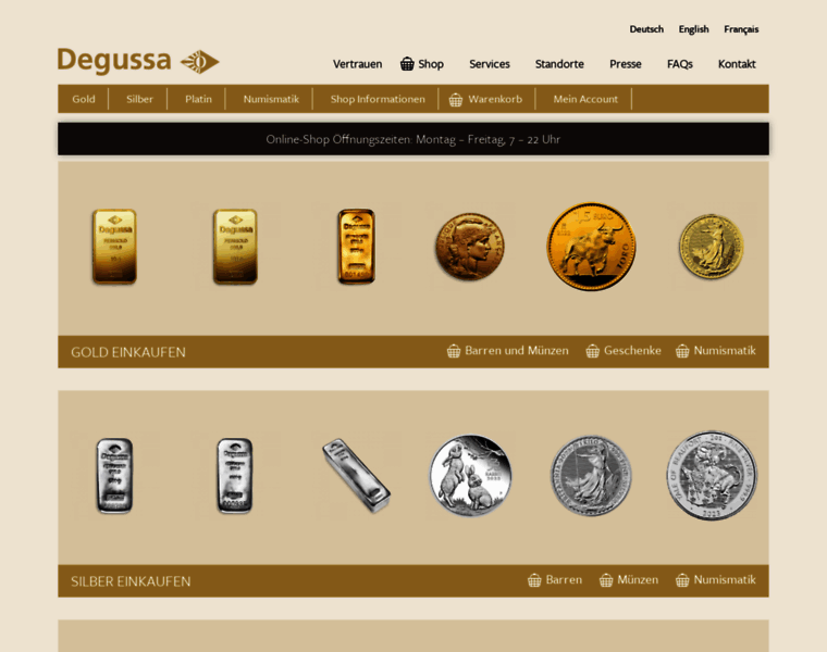 Shop.degussa-goldhandel.ch thumbnail