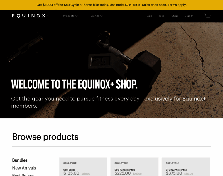 Shop.equinoxplus.com thumbnail