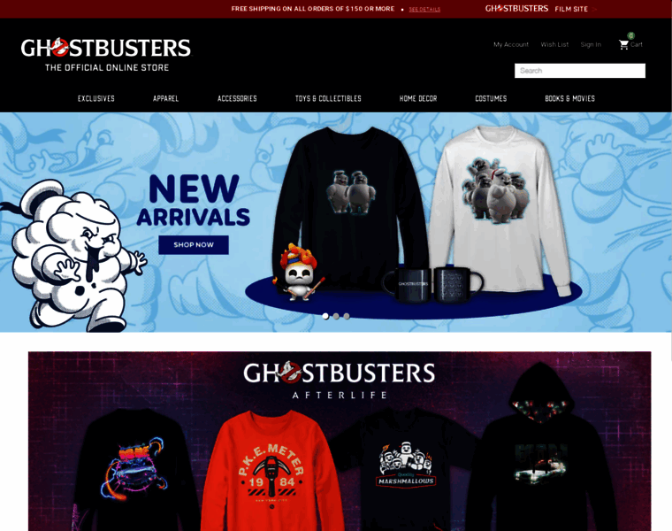 Shop.ghostbusters.com thumbnail