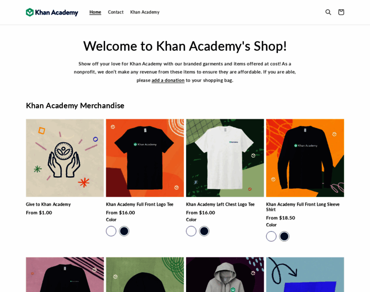 Shop.khanacademy.org thumbnail