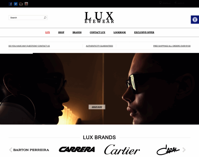 Shop.lux-eyewear.com thumbnail